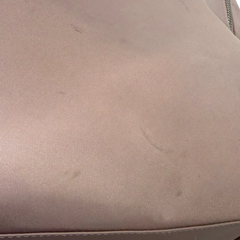 TUMI Voyageur Valetta Large Tote Bag Light Mauve Pink Nylon Laptop Travel